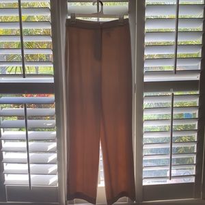 H&M Women’s Wide Leg Slacks Dress Pants Cream Color  Size 4